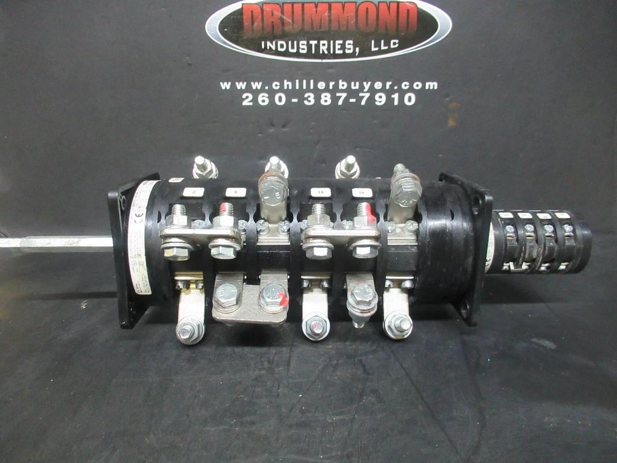 Used SALZER ROTARY SWITCH S608 S213 S608US1A1906-00 3 PHASE 600 VOLT 15 AMP 50 HP