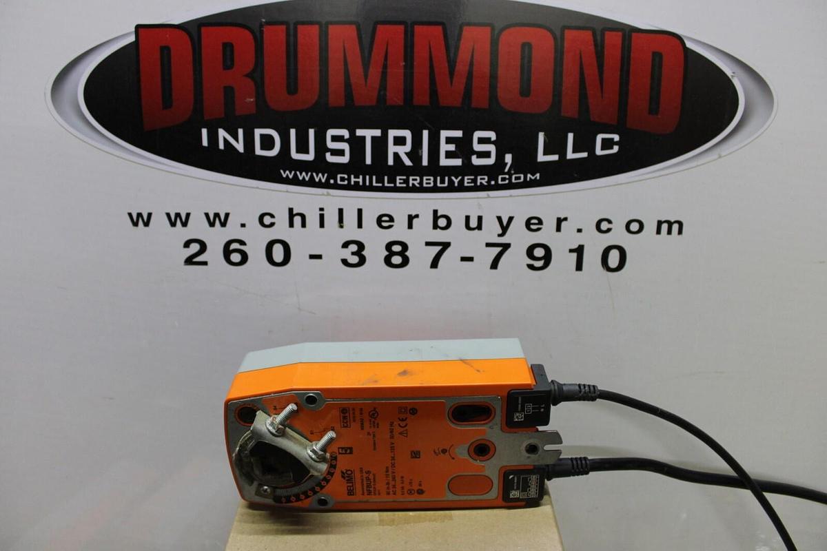 Used BELIMO DAMPER ACTUATOR NFBUP-S 240 VAC NEMA 2 9.5 VA 6 WATT 90 IN/LB