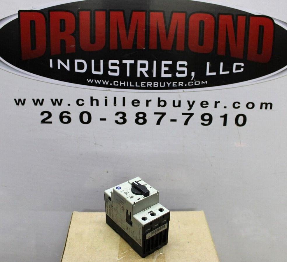 Used ALLEN BRADLEY MANUAL MOTOR STARTER 140M-D8E-B40 600 VAC 4 AMP 3 HP 3-PHASE