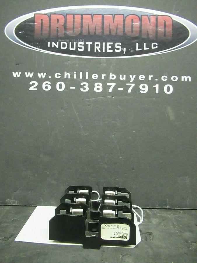 Used MARATHON FUSE LUG SET 6M30A3SQ1 600 VOLT 30 AMPS **WARRANTY INCLUDED!**