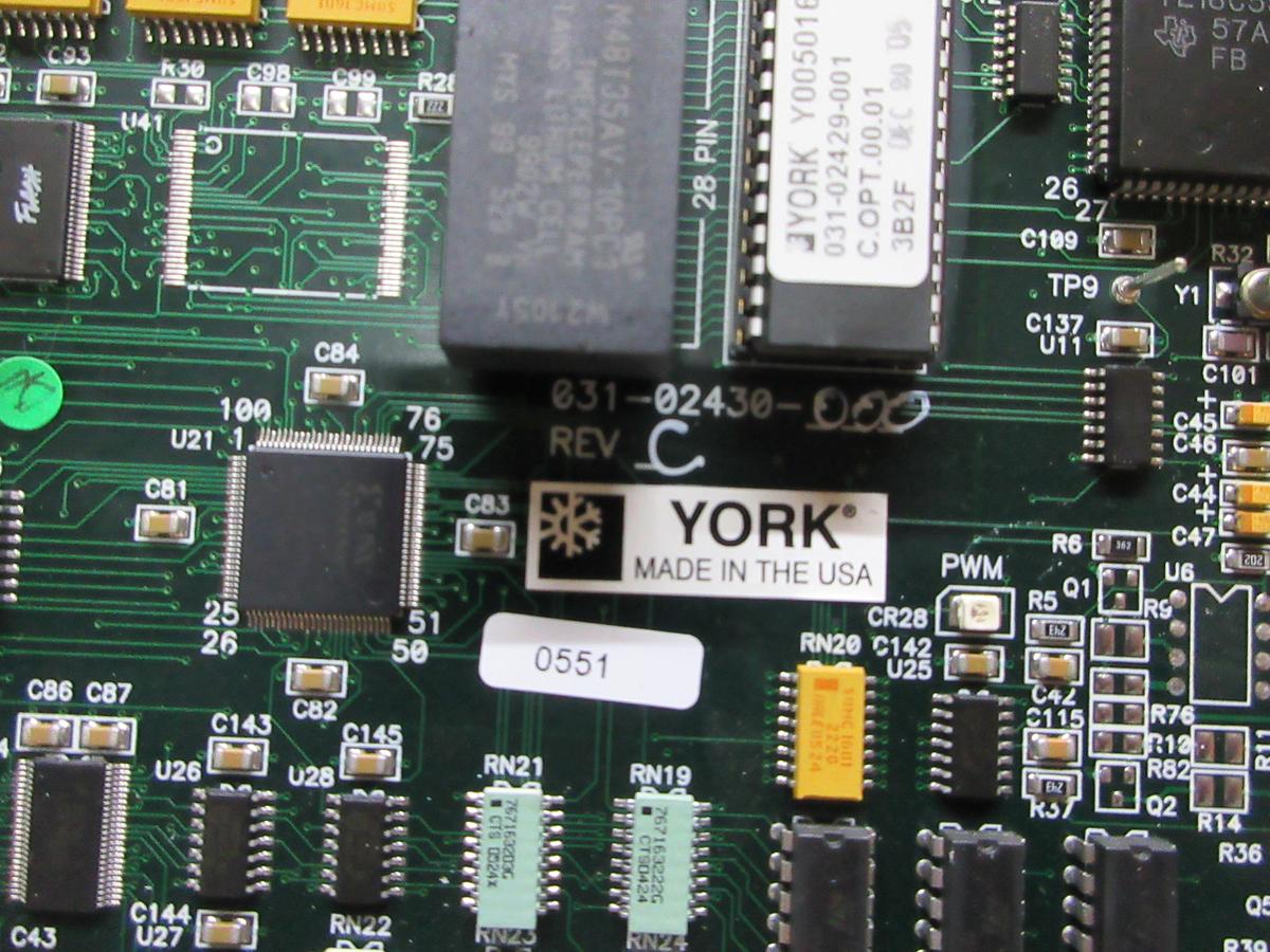 Used NITSUKO 8-SLOT BACKPANE CIRCUIT BOARD DX.2NA-128MBU-A1
