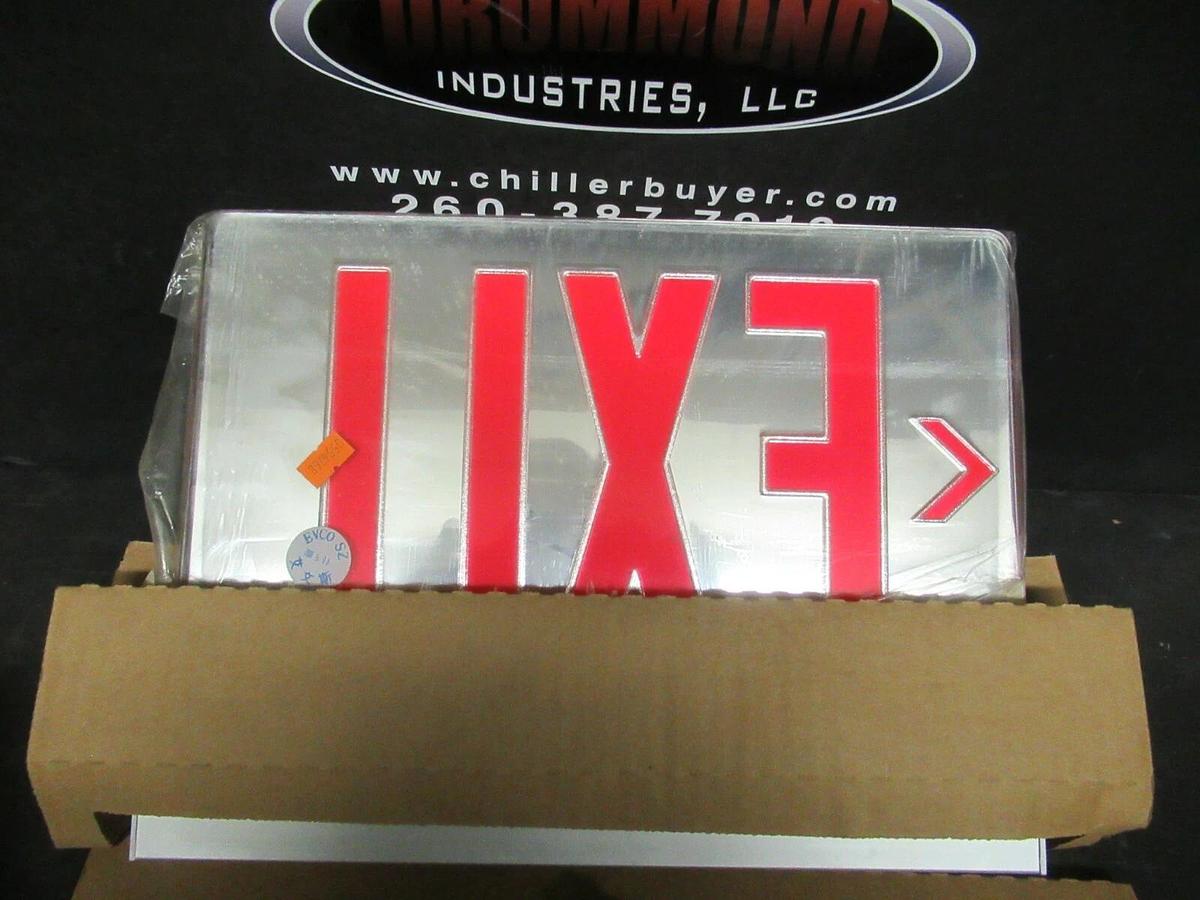 LITHONIA LIGHTING EDGE LIT LED EMERGENCY EXIT DOUBLE FACE