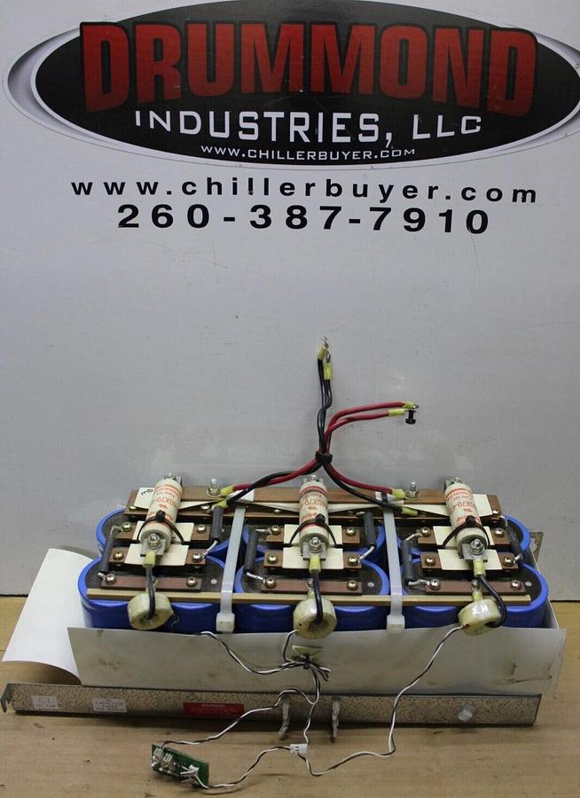 Used NIPPON CHEMI-CON CAPACITOR BANK U36D292 120110008-001 5800 uF 300 VOLT