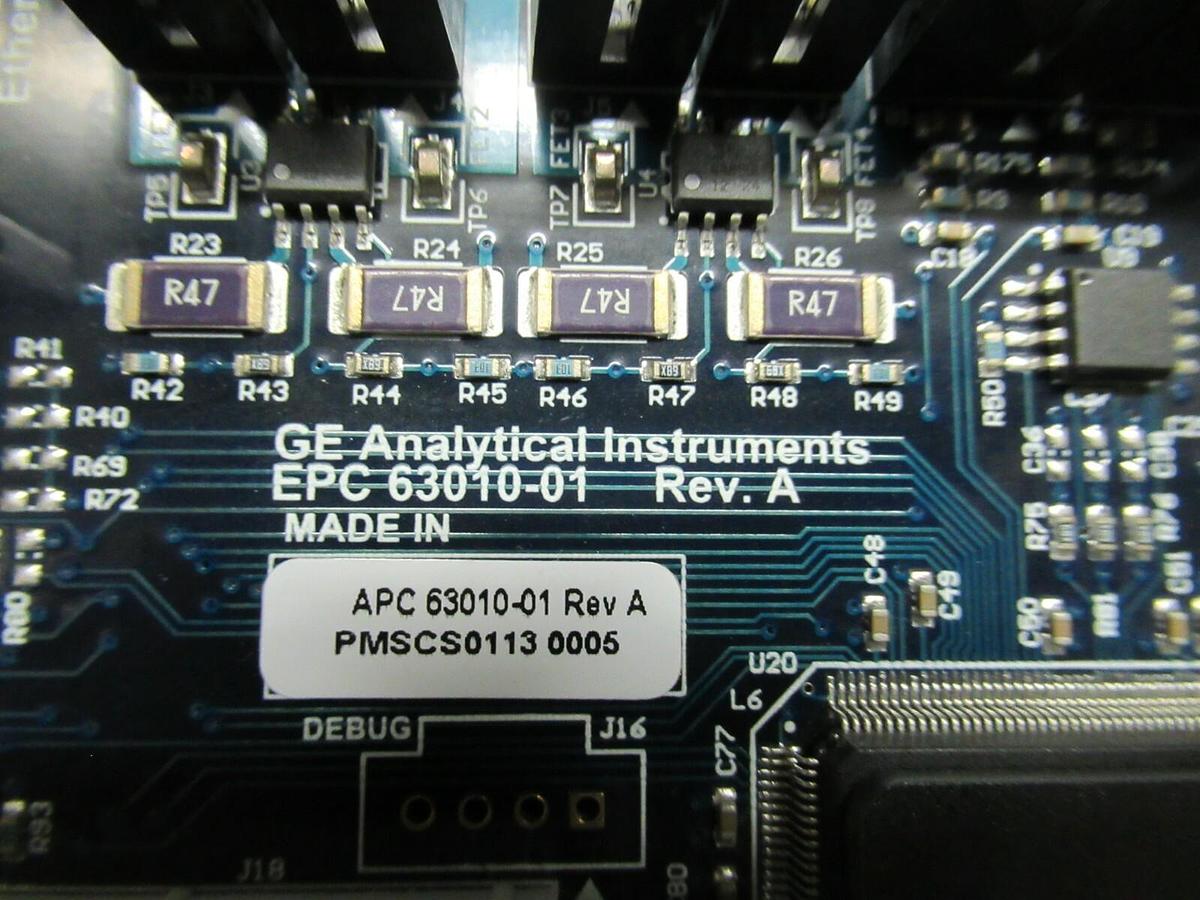 Used GE ANALYTICAL CIRCUIT BOARD EPC 63010-01 REV. A / APC 63010-01 REV. A