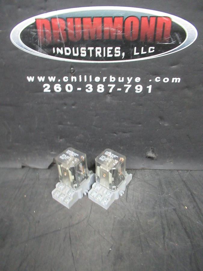Used LOT OF 2 POTTER & BRUMFIELD RELAY KUP-11A15-120 120/240 VOLT 10 AMP 1/3 HP