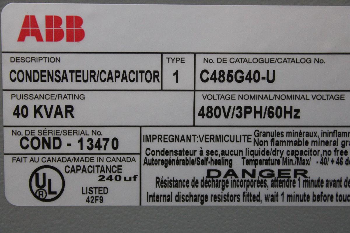 Used SIEMENS SENTRON CIRCUIT BREAKER LD63F600 500 AMP 600 VAC 3-POLE