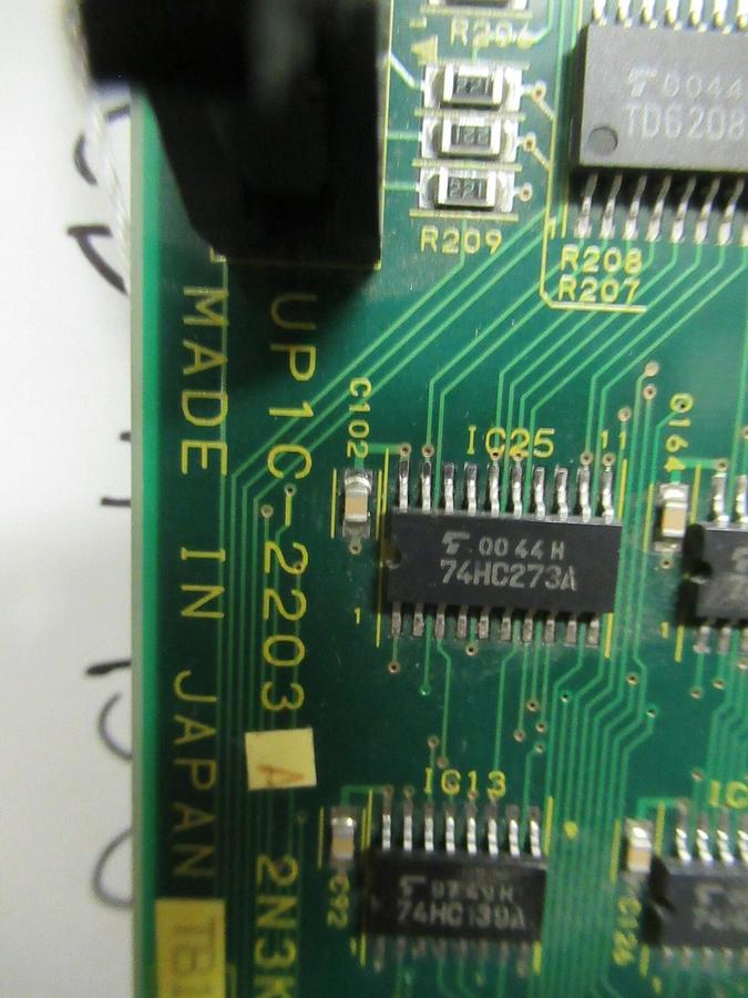 Used TOSHIBA UP1C-2203A CIRCUIT BOARD ASSEMBLY 2J3K2203-F 2N3K2203-F1 **WARRANTY**