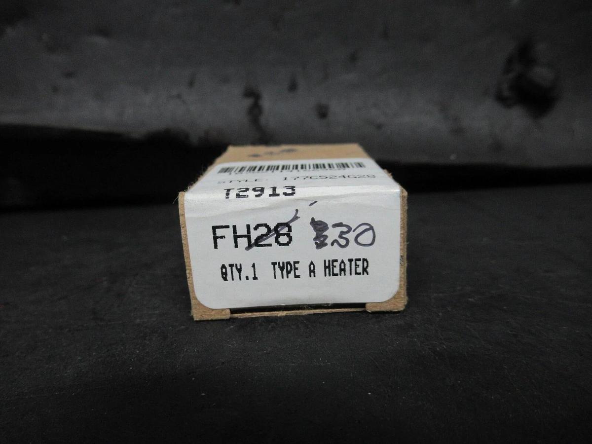 Used NEW SURPLUS CUTLER HAMMER TYPE A HEATER 177C524G28 FH30 **WARRANTY INCLUDED**