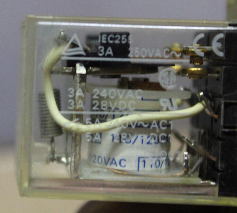 Used LOT OF 3 OMRON RELAY MY2Z 120/240 VAC 3 AMP 28 VDC **WARRANTY INCLUDED**