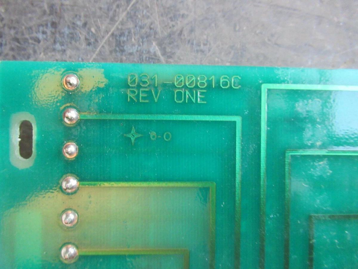 Used YORK CHILLER CONTROL CARD CIRCUIT BOARD 031-00816C000 **WARRANTY INCLUDED**