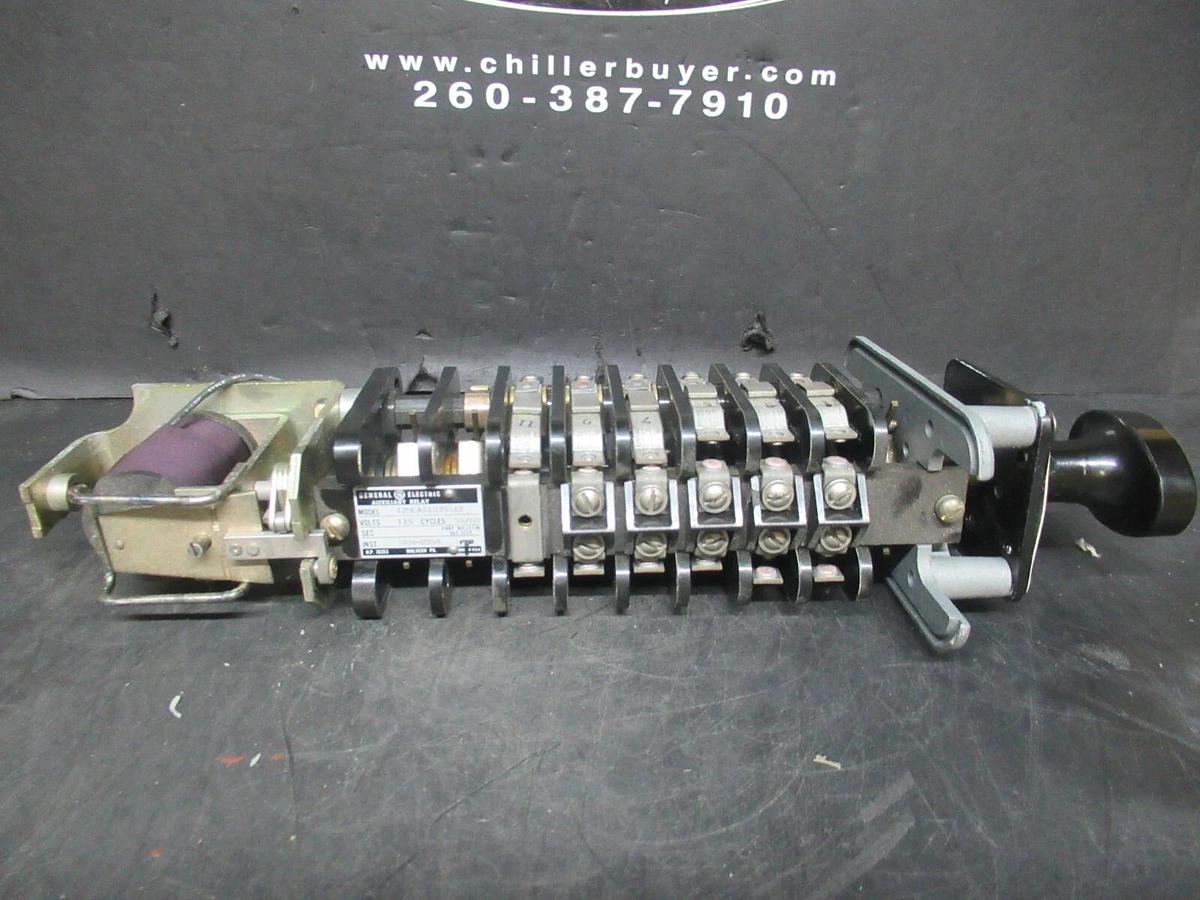 Used GENERAL ELECTRIC ROTARY SWITCH AND AUXILLIARY RELAY GEH-2058 12HEA61B355X2