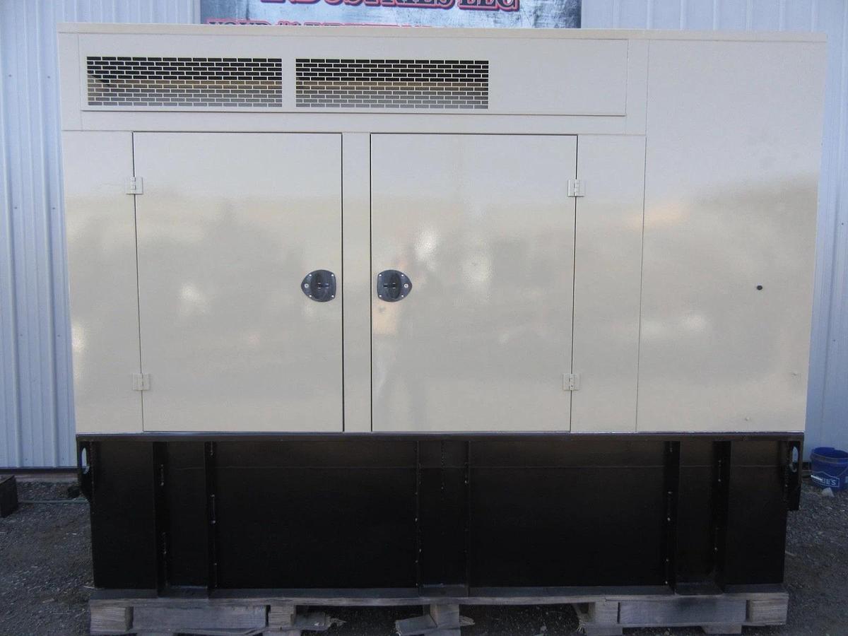 Used 60 KW DIESEL GENERATOR KATOLIGHT 120/240V RE-CONNECTABLE SOUND ENCLOSED 788 HRS