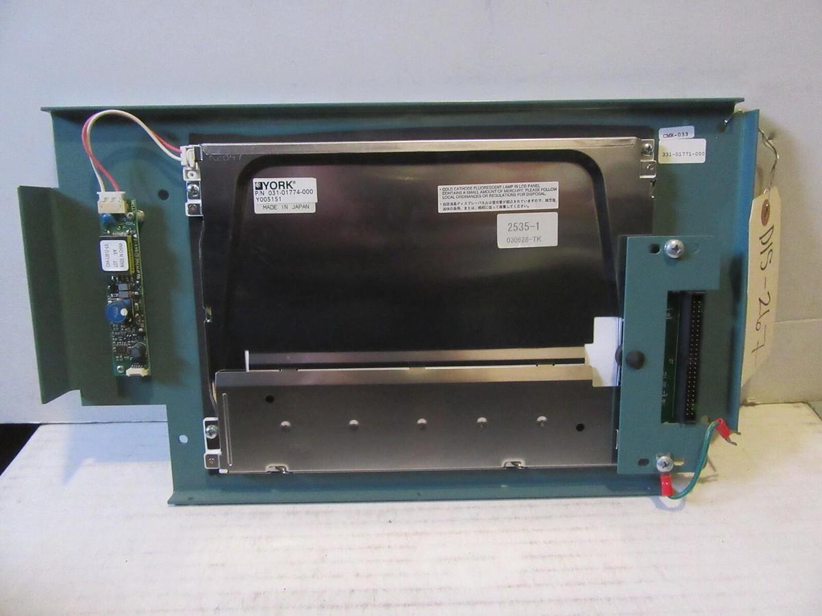 Used YORK / JOHNSON CONTROLS LCD DISPLAY KIT 031-01774-000 Y005151 **WARRANTY**