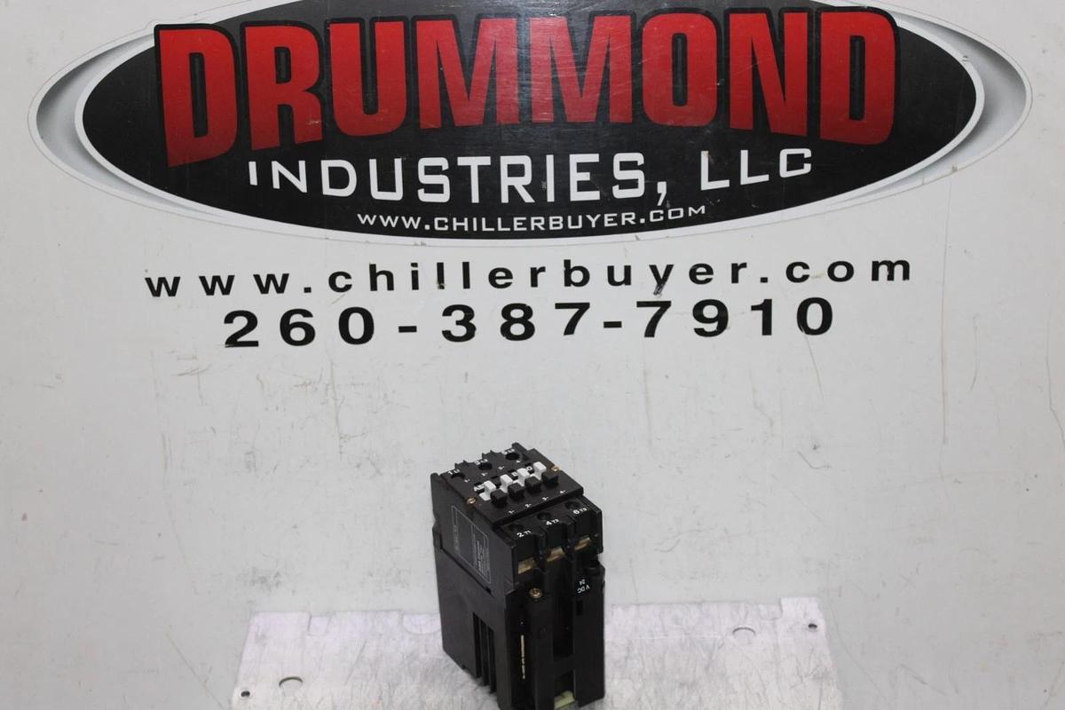 Used ABB CONTACTOR BC30 45 AMP 600 VAC 3-POLE 30 HP COIL: 24 VDC