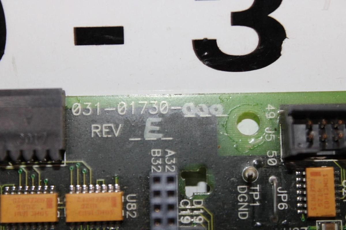 Used YORK HVAC CHILLER CONTROL CIRCUIT BOARD 031-01730-000 REV. E W/ 4MB MEMORY