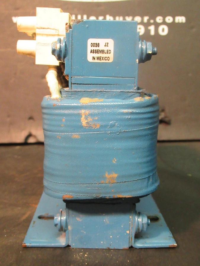 Used ALLEN BRADLEY 3 PH REACTOR CAT# 1321-3R18-B P/N: 162727 1.5 mH 27 AMP 600 V MAX