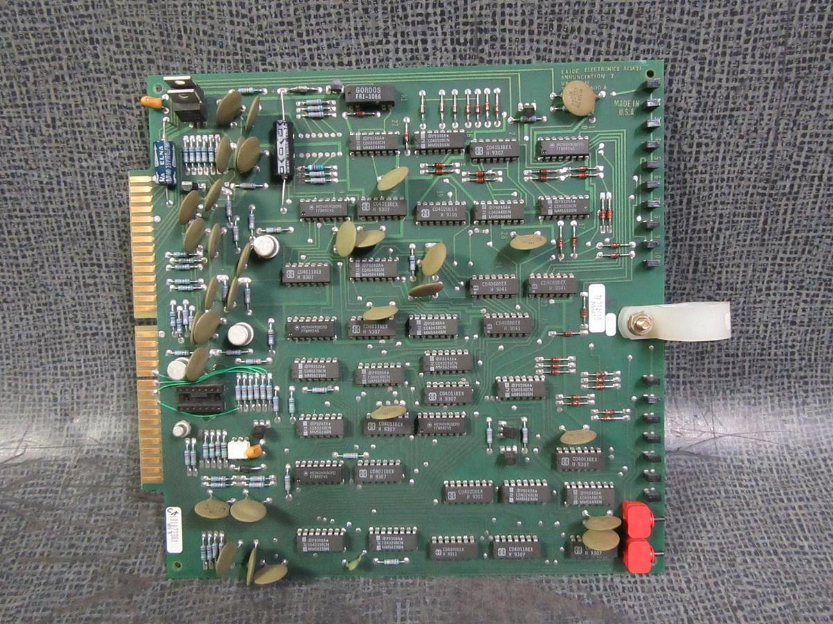 Used EXIDE ANNUNCIATION 2 CARD CIRCUIT BOARD 101072381 REV B R3  *WARRANTY INCLUDED*