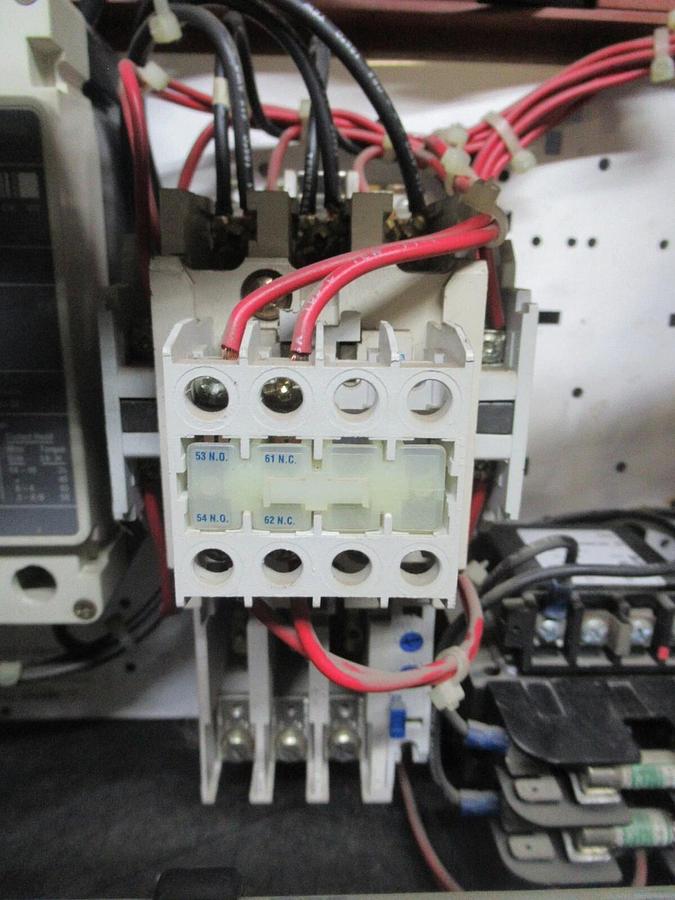 Used CUTLER HAMMER MOTOR STARTER CONTROL BUCKET MODEL: 2100 12" NEMA SIZE 1 30 AMP