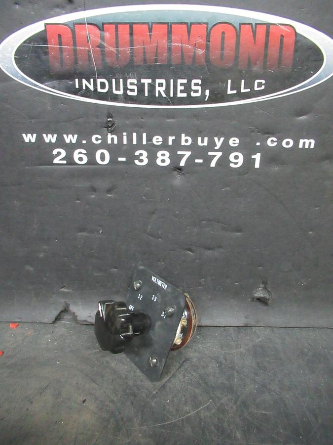 Used ELECTROSWITCH SERIES 31 CONTROL SWITCH 3104C 3-PHASE 125-600 VAC 10-3 AMP