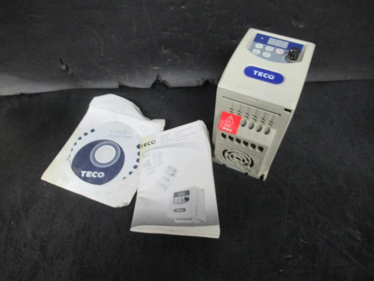 NEW SURPLUS TECO VARIABLE AC SPEED DRIVE JNEV-201-H3 1 HP 0.75 KW 240 VOLT