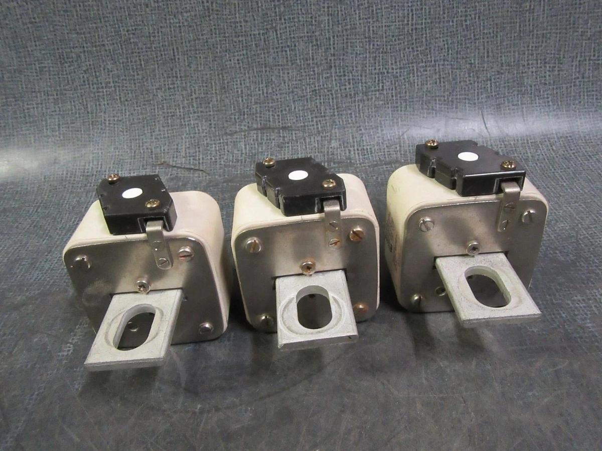 Used LOT OF 3 BUSS SEMITRON SPP-7E1200 1200 AMP 700 VOLTS FUSE