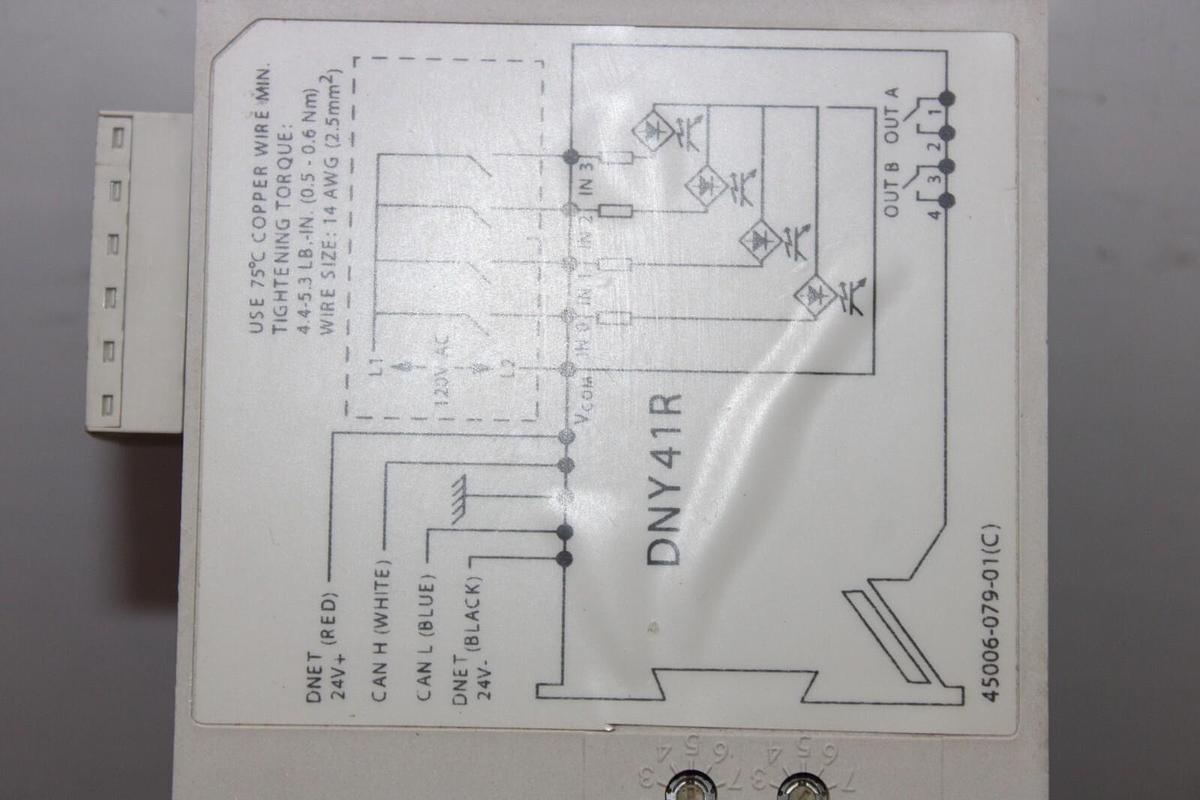 Used ALLEN BRADLEY DEVICE NET MODULE 100-DNY41R SER. B FRN. 5.002 *WARRANTY*
