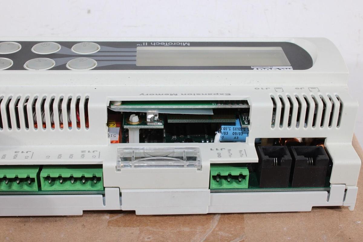 Used MCQUAY CAREL MICROTECH II CHILLER CONTROL MODULE PCO2MQ3BL0 REV. 1.511