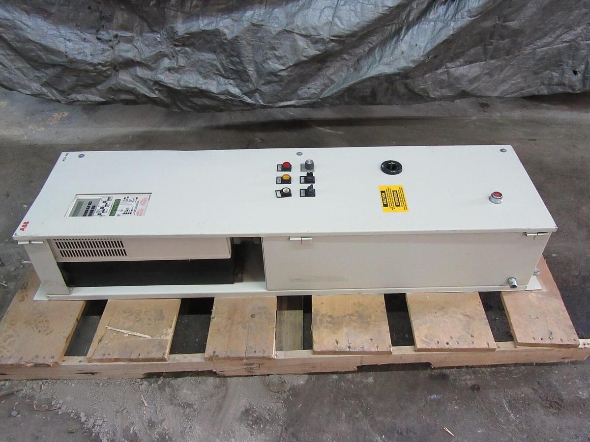 ABB 30 HP 480 VAC 3 PH VARIABLE SPEED DRIVE H501030400 ACH501-030 WITH BYPASS