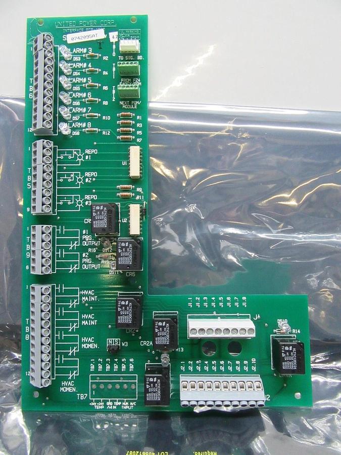 UNITED POWER CORP SIGNAL CIRCUIT BOARD 0742095AT REV. 4.2