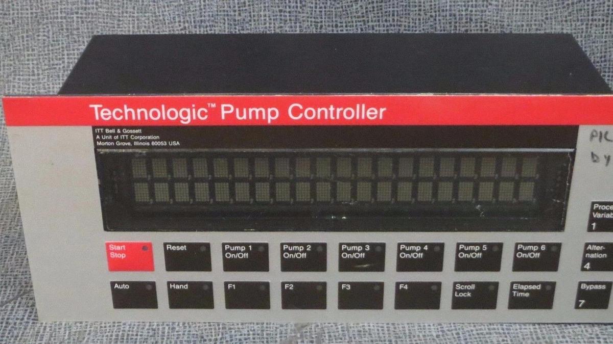 Used ITT BELL & GOSSETT TECHNOLOGIC PUMP CONTROL / INTERFACE # S11405