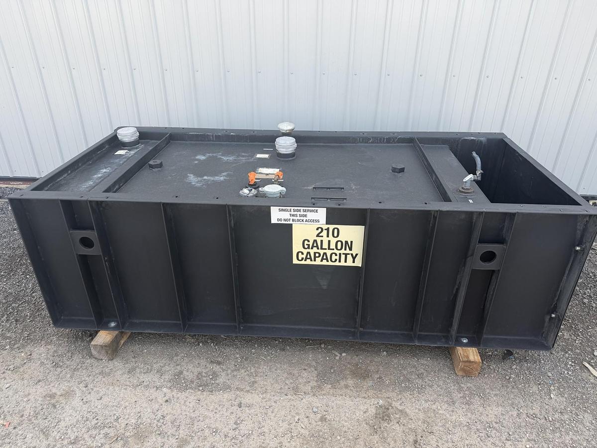 Used 210 GALLON SAUK / KOHLER FLAMMABLE LIQUID DOUBLE WALL DIESEL FUEL TANK