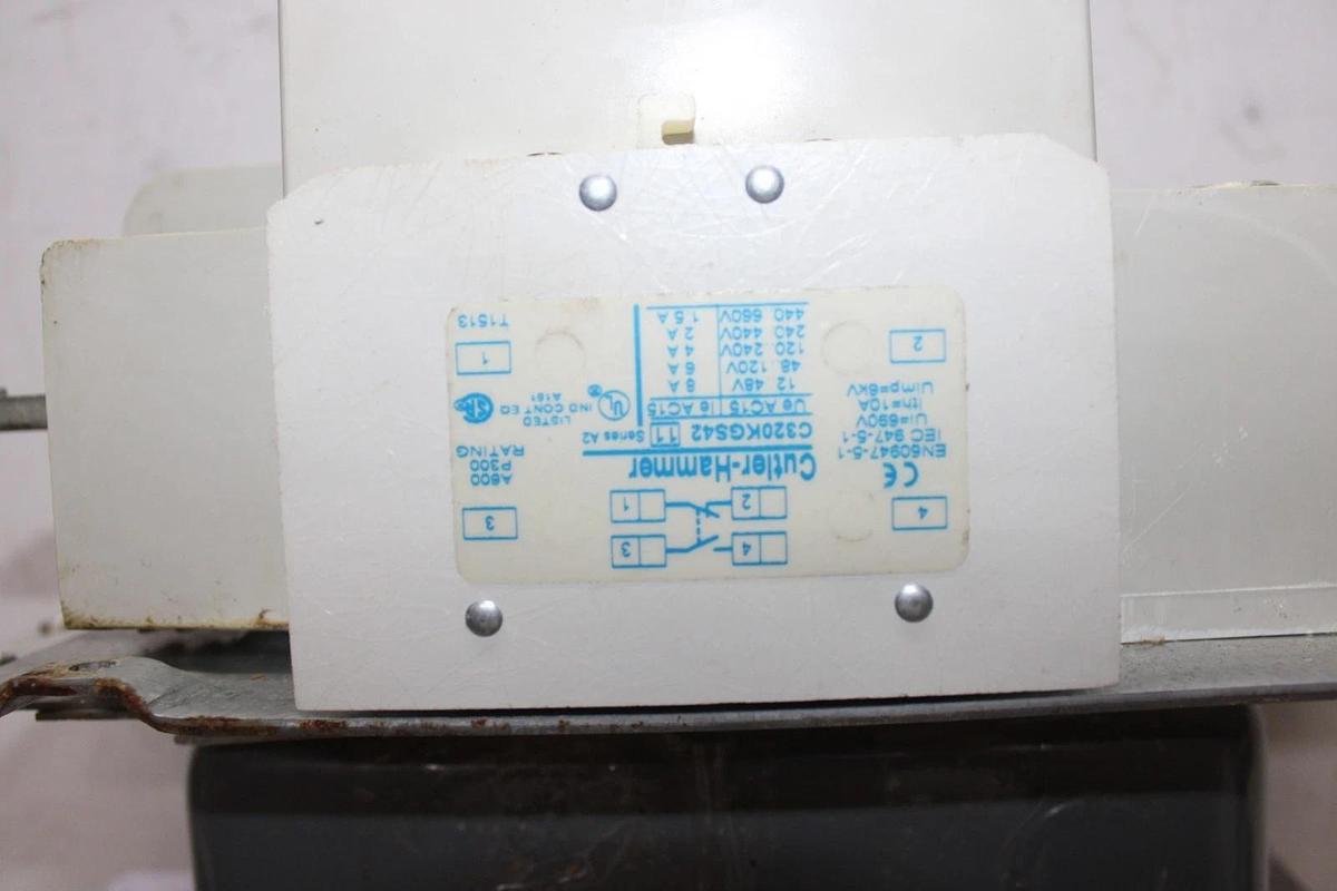 Used EATON CONTACTOR C825KN9 200 AMP 600 VOLT 3-PHASE COIL: 120 VOLT *WARRANTY*