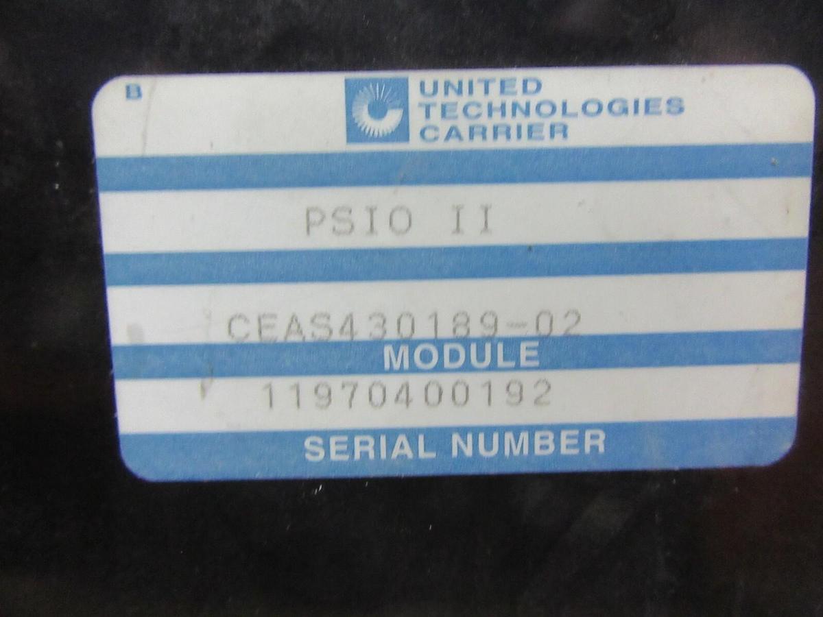 Used CARRIER PSIO II MODULE CEAS430189-02 23XL04007001 **WARRANTY INCLUDED**