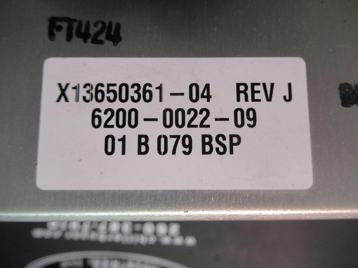 Used TRANE CONTROL MODULE MODEL: X13650361-04 REV J SOFTWARE 6200-0022-09 BOARD