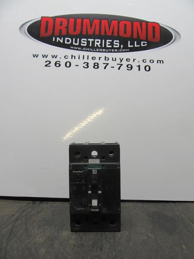 Used SQUARE D POWERPACT CIRCUIT BREAKER KDL22150 2-POLE 150 AMP 240 VAC **WARRANTY**