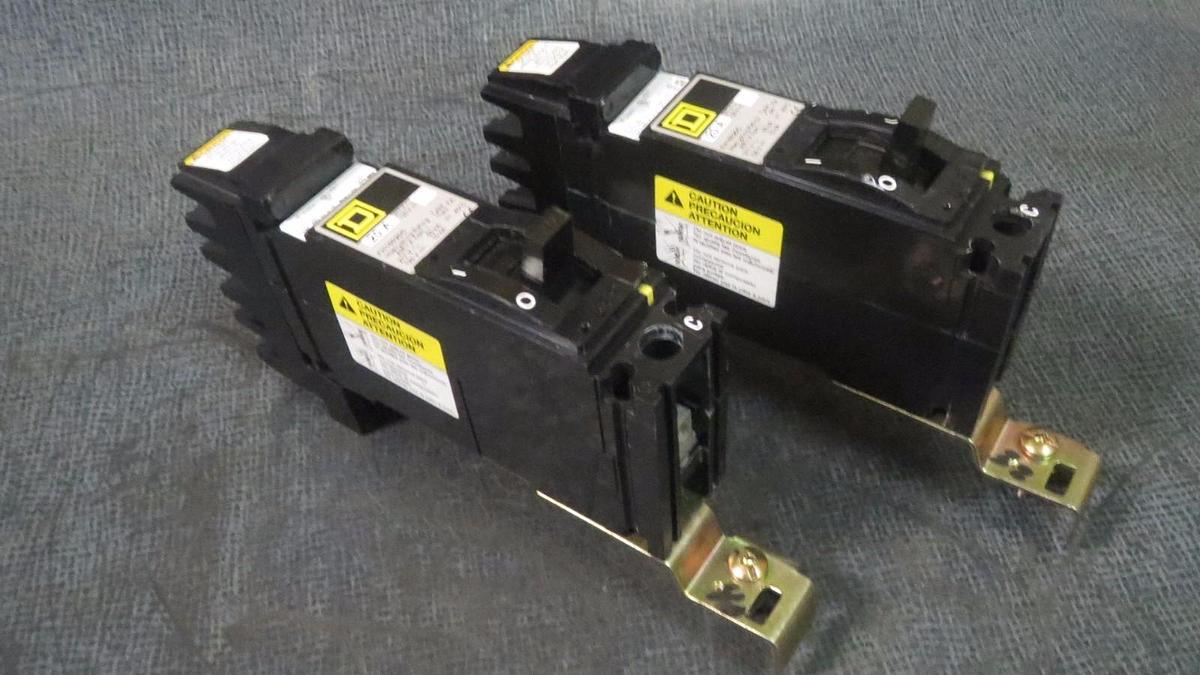 (1) SQUARE D I-LINE CIRCUIT BREAKER FH16020C SINGLE POLE 20 AMP 277 VAC