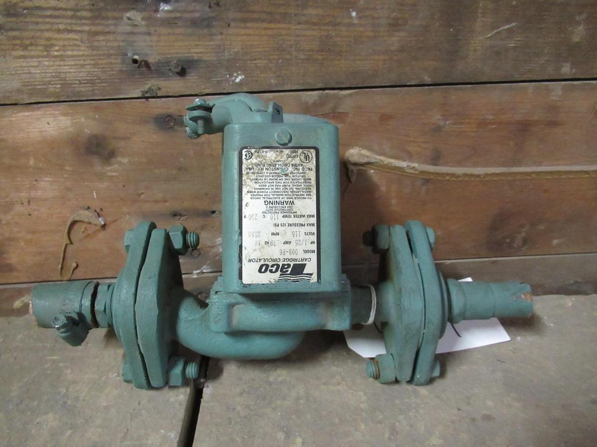 Used TACO CENTRIFUGAL PUMP 008-F6 1/25HP 3250RPM 115V 0.79A **WARRANTY INCLUDED**