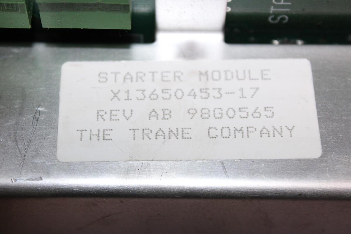 Used TRANE CHILLER STARTER MODULE X13650453-17 REV. AB **WARRANTY INCLUDED**