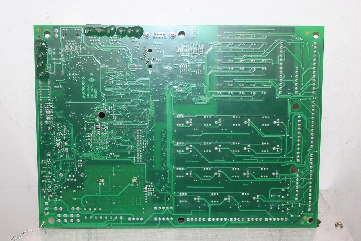 Used EMERSON NETWORK POWER CIRCUIT BOARD 416761G3 REV. 4 **WARRANTY INCLUDED**