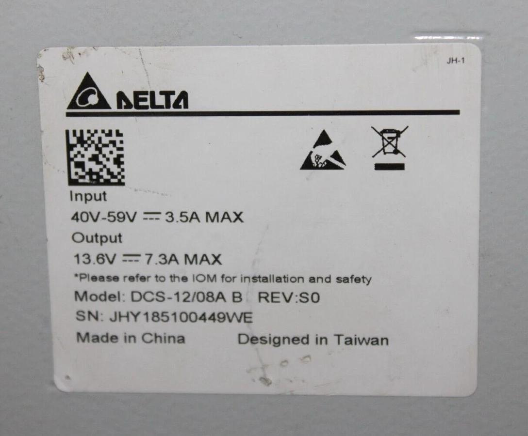 Used DELTA CONVERSION MODULE DCS-12/08A-B REV. S0 48 VDC 3.5 AMP **WARRANTY**