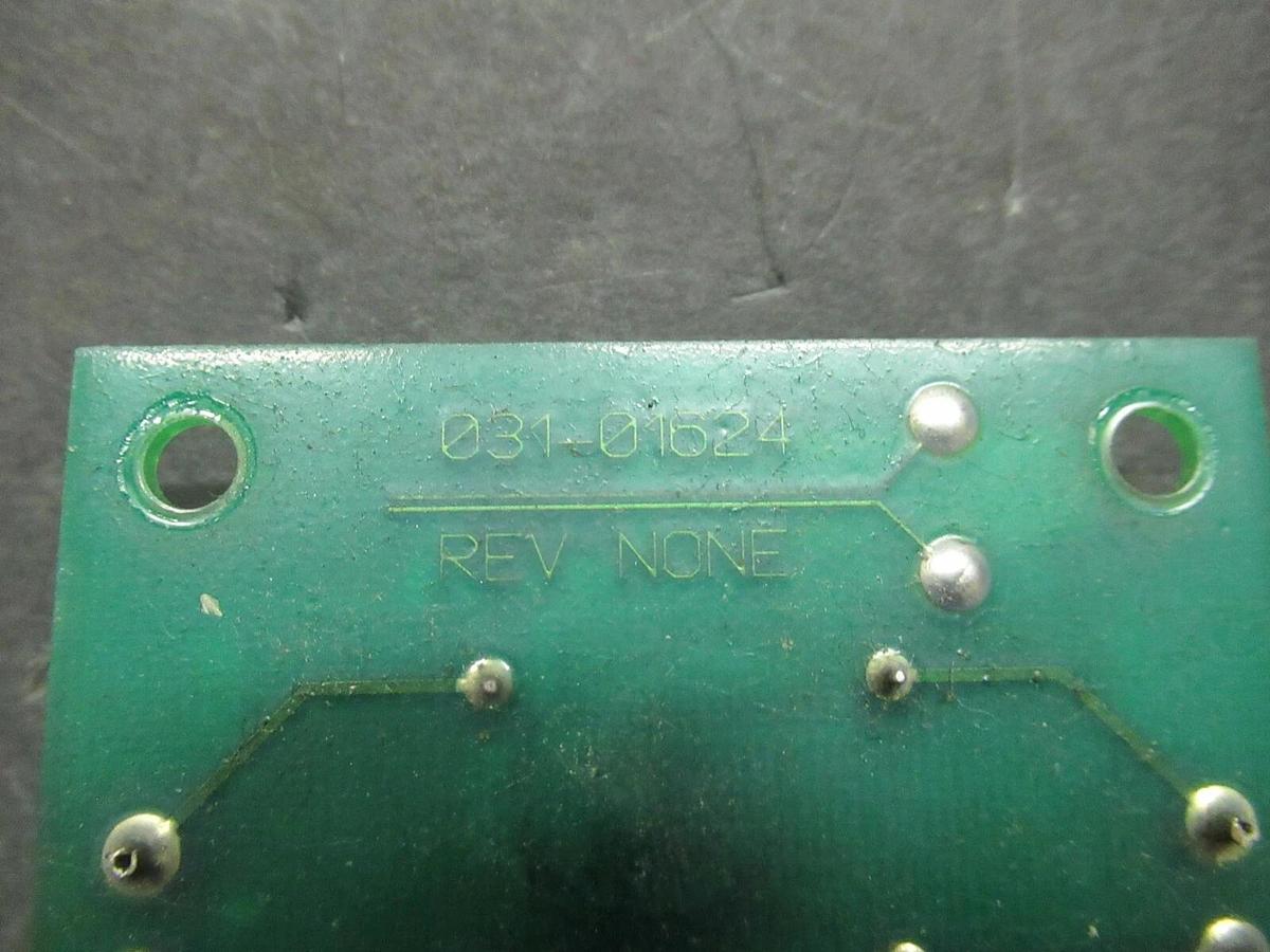 Used YORK JOHNSON CONTROLS FILTER CIRCUIT BOARD 031-01624-000 REV A 031-01624 PCPR