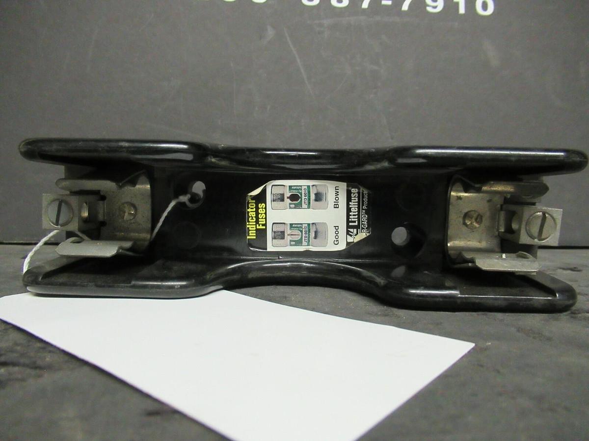 Used LITTELFUSE FUSE LUG SET LR60060-1CR 600 VOLTS 60 AMP **WARRANTY INCLUDED!**