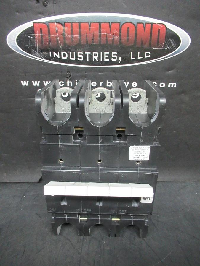 Used AIRPAX BREAKER JTMP-3-1RLS4R-30617-600 750 AMP TRIP 120 VAC L-5460 **WARRANTY**