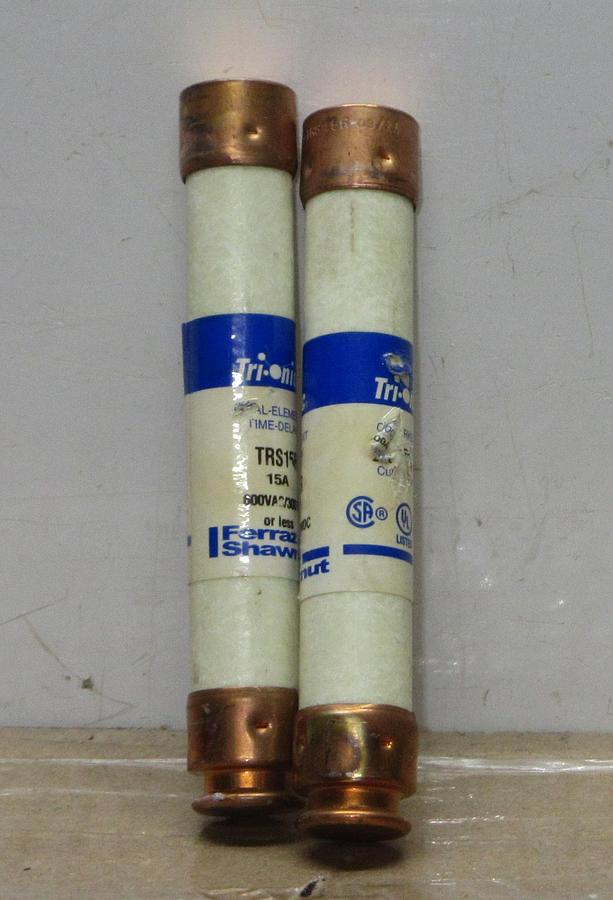 Used BUSSMAN LIMITRON FAST-ACTING FUSE KTN-R-200 200 AMP 600 VOLT