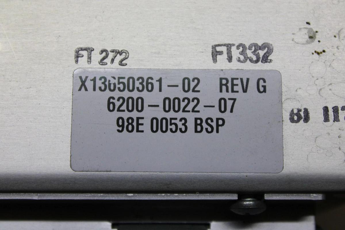 Used TRANE ADAPTIVE CHILLER CONTROL MODULE X13650362-01 REV. G W/ X13650361-02 REV. G