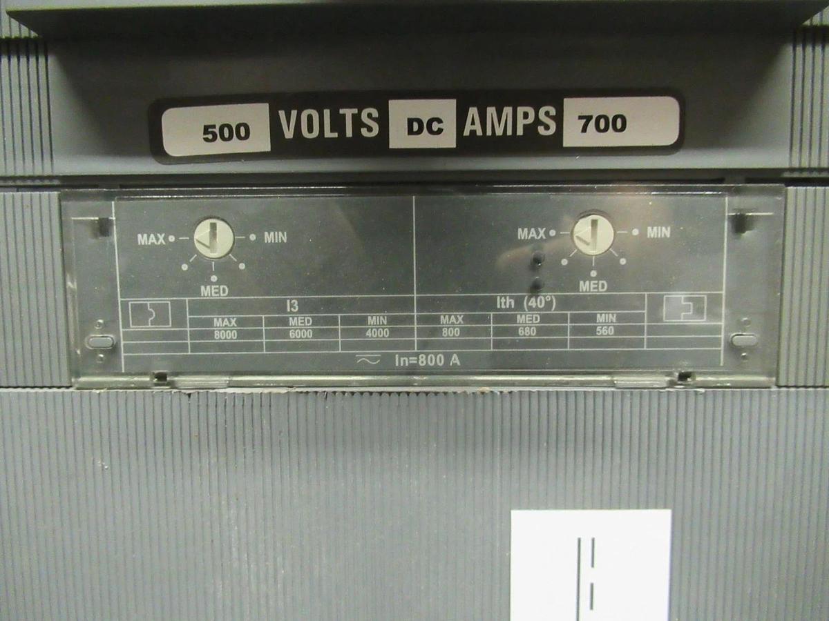 Used ABB CIRCUIT BREAKER SACE-S6 S6N 600V 800A 3-POLE 3-PHASE **WARRRANTY**