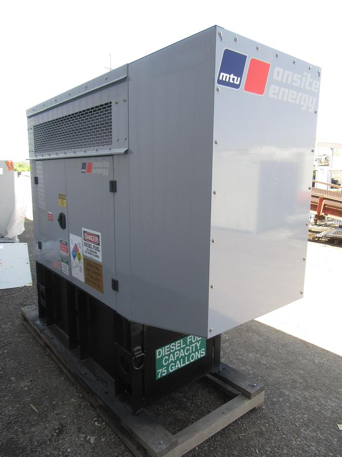 Used 20 KW DIESEL GENERATOR MTU 120/240 V 4LE1 ISUZU SOUND ENCLOSED 116 HRS  VIDEO