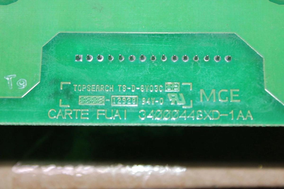Used MGE CARTE FUAI 3400044900 500H080H7CEVNT01 **WARRANTY INCLUDED**