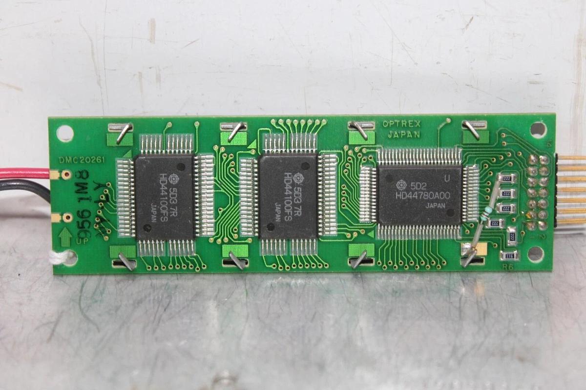 Used OPTREX LCD DISPLAY BOARD DMC20261 9561M8-NY-LY **WARRANTY INCLUDED**