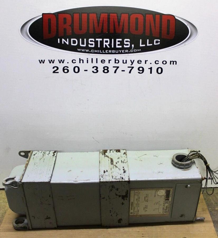 Used 3 KVA GENERAL ELECTRIC TRANSFORMER 9T21A4001 3-PHASE PRI: 480V SEC: 208Y/120V